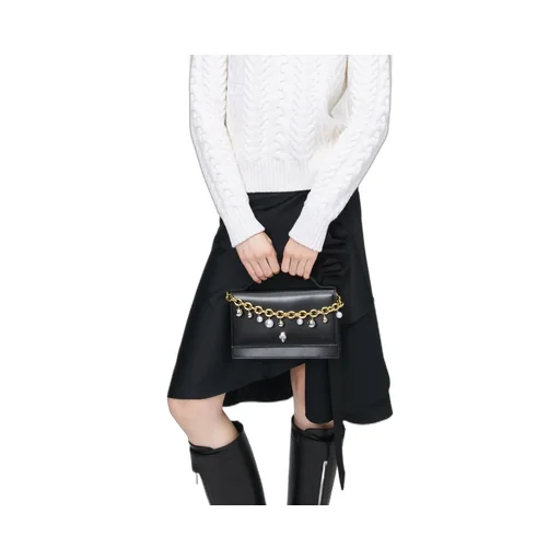 Alexander Mcqueen Skull Chain Shoulder Bag