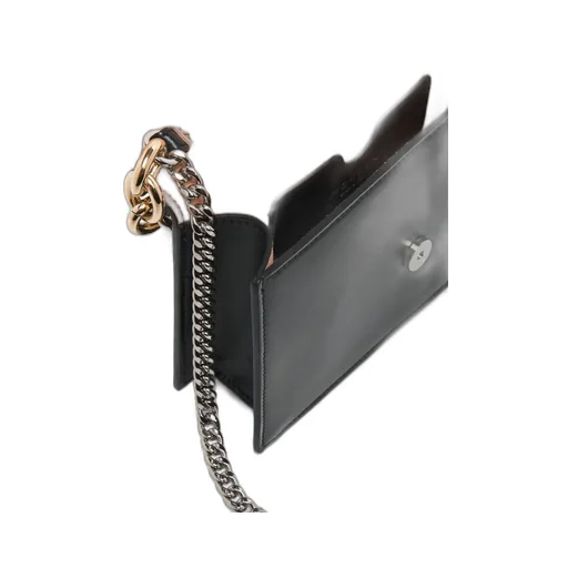 Alexander Mcqueen Skull Embellished Chained Clutch Bag