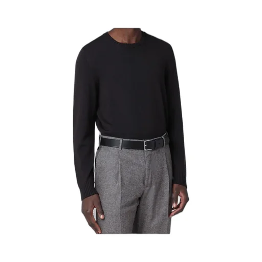 Long-Sleeves Crew-Neck Sweater