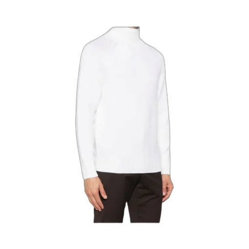 High-Neck Wool Sweater