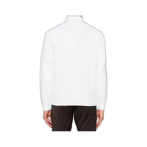 High-Neck Wool Sweater