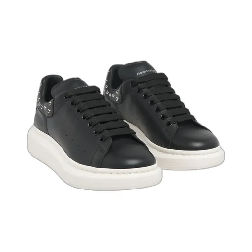 Oversized Eyelet-Detail Sneakers