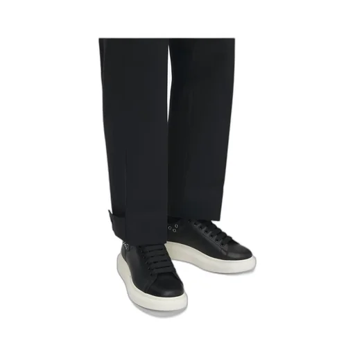 Oversized Eyelet-Detail Sneakers