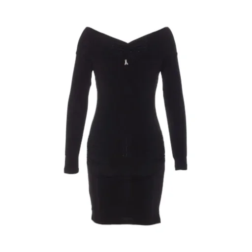 Patrizia Pepe Plaque Logo Mini Dress