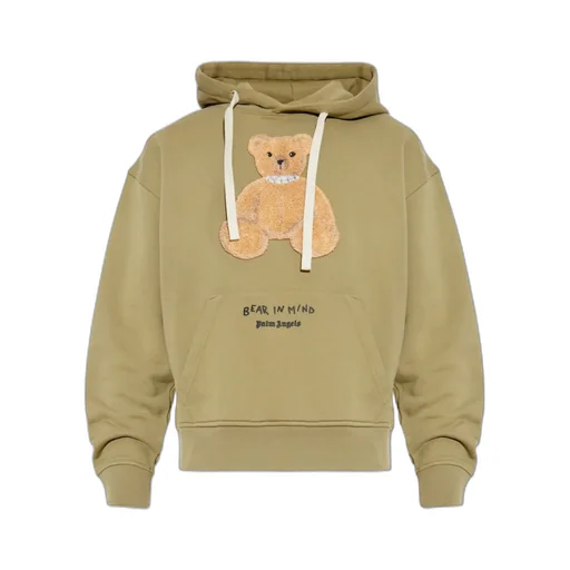 Palm Angels Teddy Bear Motif Hoodie