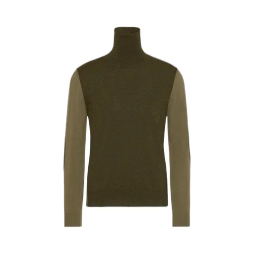 Maison Margiela Two-Toned Turtleneck Knitted Jumper