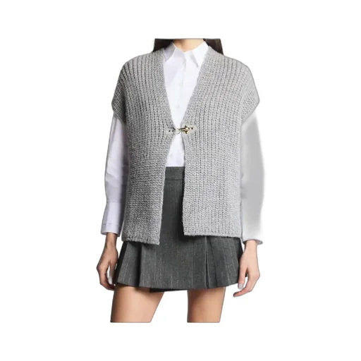 Fay Hook-Closure Mohair Waistcoat