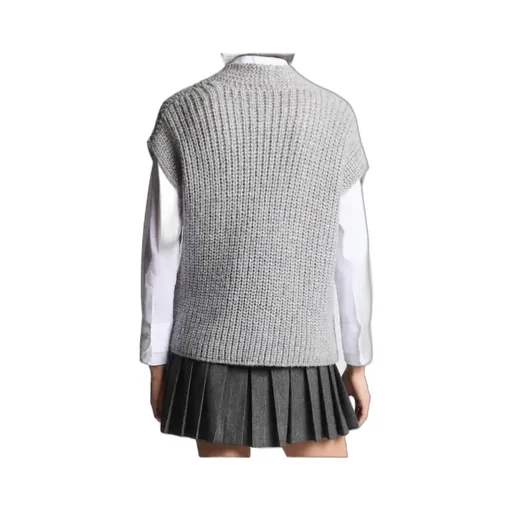 Fay Hook-Closure Mohair Waistcoat
