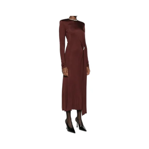 David Koma Crystal Embellished Midi Dress