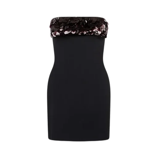David Koma Sequin Trim Mini Dress