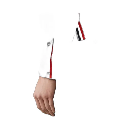 Thom Browne 65 Jersey Intarsia Long Sleeve Polo Shirt