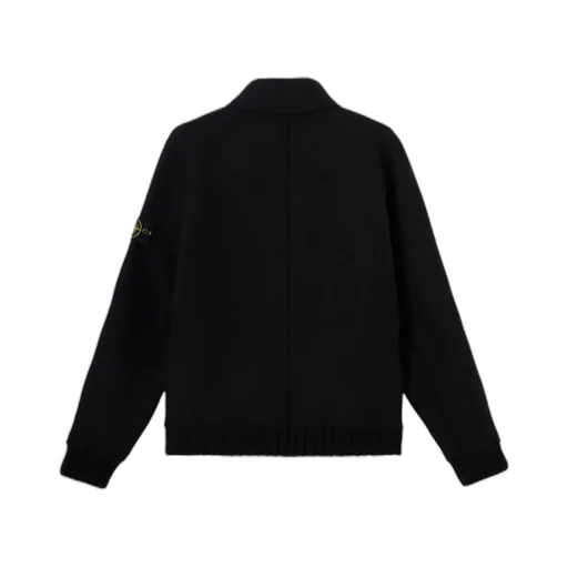 Stone Island Logo Patch Zip-Up Jacket
