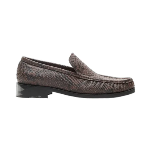 Acne Studios Embossed Almond Toe Loafers