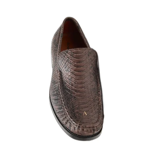 Acne Studios Embossed Almond Toe Loafers