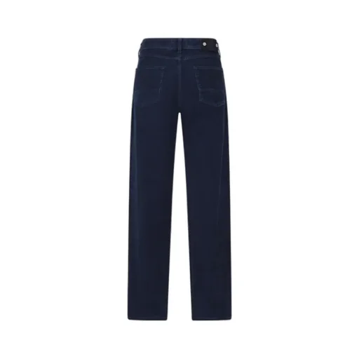Stone Island Logo Patch Straight-Leg Pants