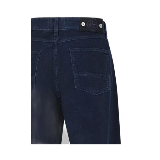 Stone Island Logo Patch Straight-Leg Pants