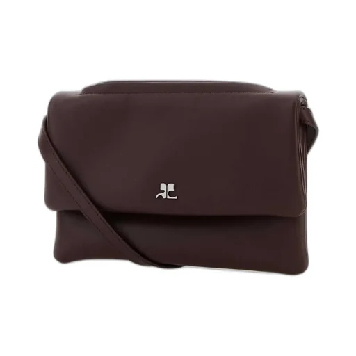 CourrÈGes Cuff Leather Clutch Bag
