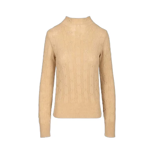 Dries Van Noten Mock Neck Knitted Jumper