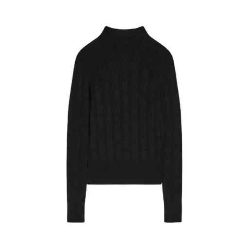 Dries Van Noten Mock Neck Knitted Jumper
