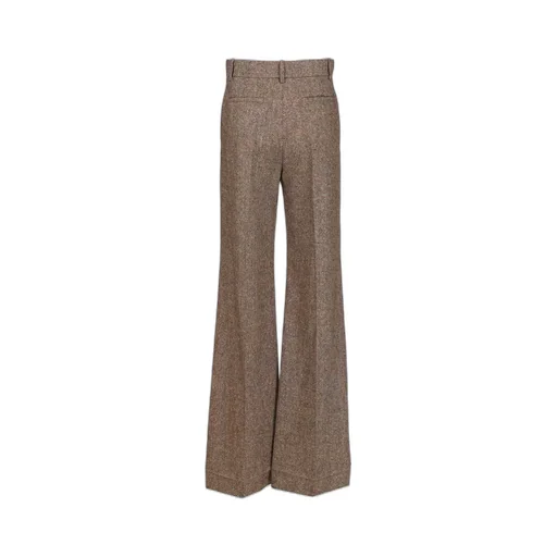 Valentino Pleat Detailed Flared Pants