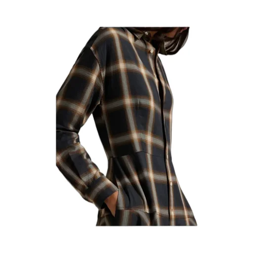 Checked Shirt Dress