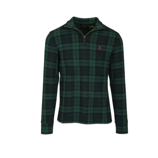 Polo Ralph Lauren Checked Half-Zip Sweater