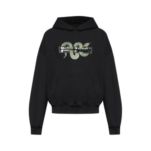 Palm Angels Snake Zip Box Hoodie