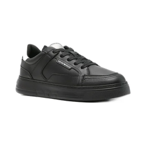Emporio Armani Logo Printed Low-Top Sneakers