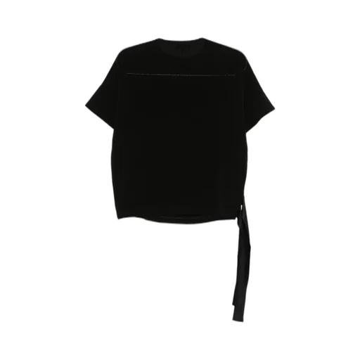 Round-Neck Short-Sleeved Knitted Shirt