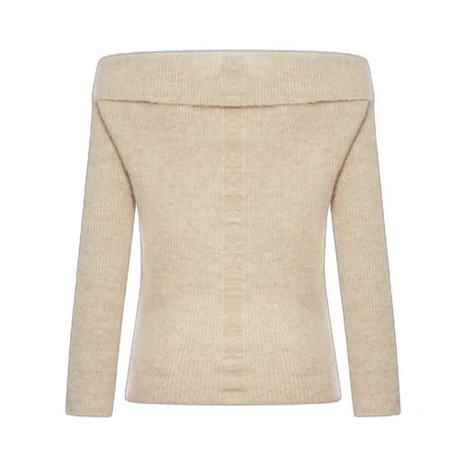 Rick Owens Off-Shoulder Knitted Jumper