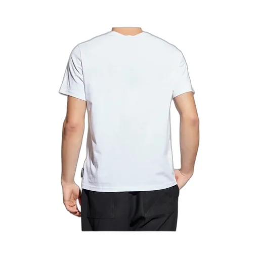 Leaf-Print Logo T-Shirt