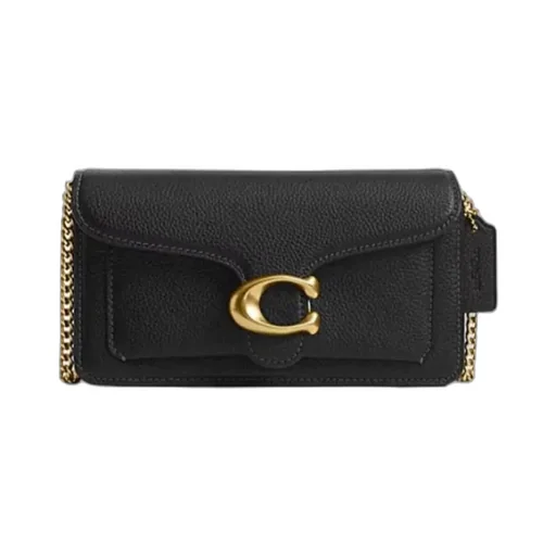 Coach Logo Plaque Chain Crossbody Bag