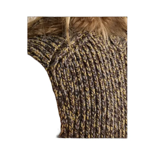 Shetland Wool And Cashmere V-Neck Dress