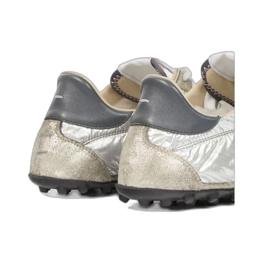 Maison Margiela Metallic Panelled Low-Top Sneakers