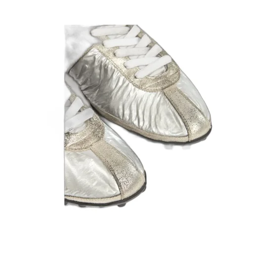 Maison Margiela Metallic Panelled Low-Top Sneakers