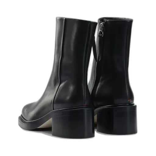 Aeyde Round Toe Zip-Up Boots
