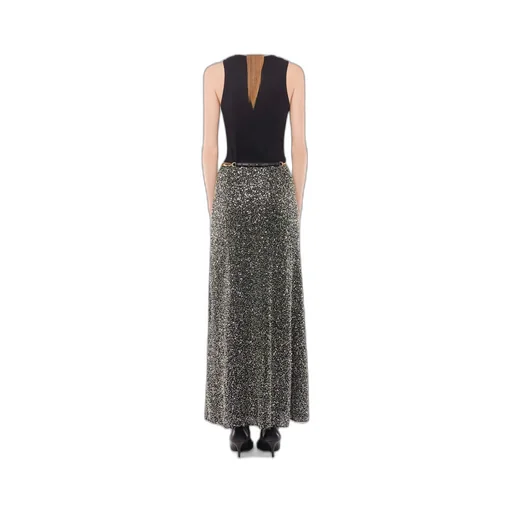 Sequin-Embellished Maxi Skirt