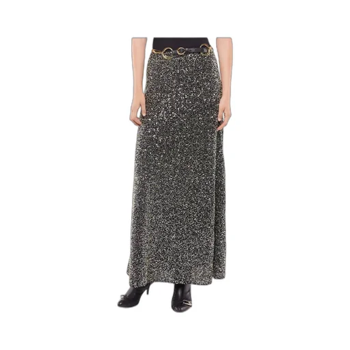 Sequin-Embellished Maxi Skirt