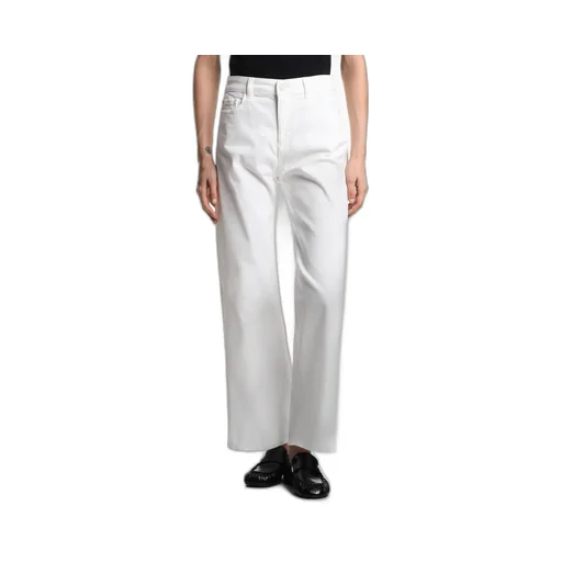 Belt Loop Denim Trousers