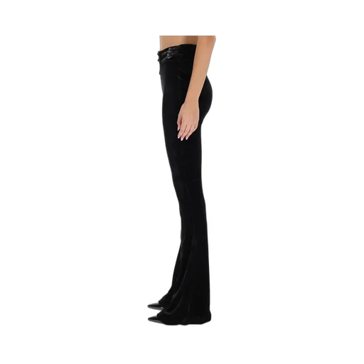 Versace Jeans Couture Buckle-Detailed Flared Trousers