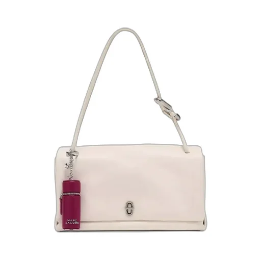 Marc Jacobs The Lipstick Logo Lettering Zipped Bag Charm
