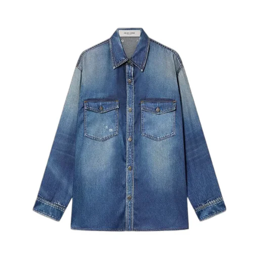 Golden Goose Deluxe Brand Long Sleeved Denim Shirt