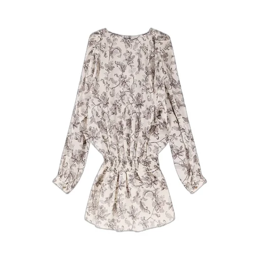 Floral-Print Mini Dress