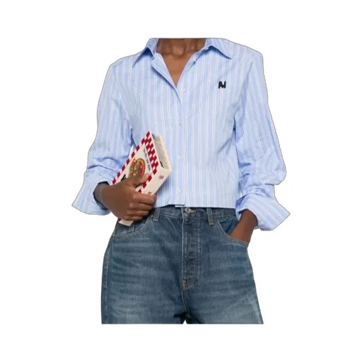 Striped Logo-Embroidered Shirt