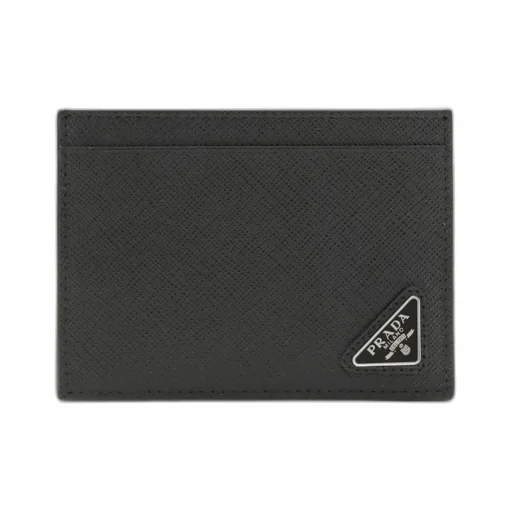 Prada Triangle-Logo Cardholder