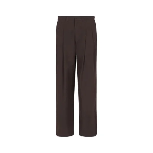 Pleated Flap-Pocket Trousers