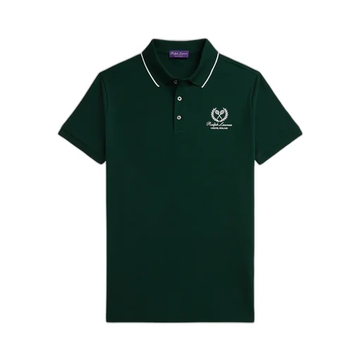 Embroidered-Detail Polo Shirt