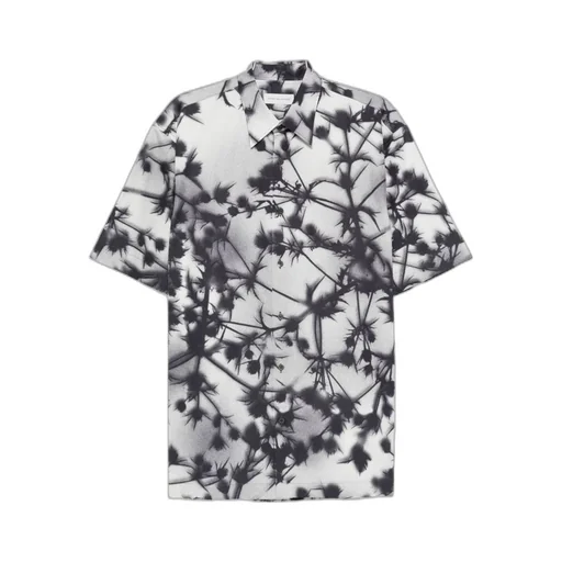 Dries Van Noten Floral Printed Short-Sleeved Shirt