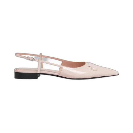 Pink Leather Trunkaroo Pointed Toe Slingback