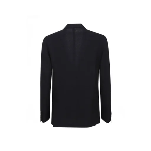 Lardini Single-Breasted Logo Detailed Jacket